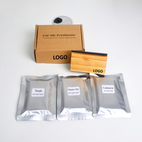 Petit diffuseur de désodorisant en bois solide pour voitures Bloc de bois moderne Recharge d'aromathérapie Nouvel ensemble d'odeurs de voiture Éliminateur d'odeurs