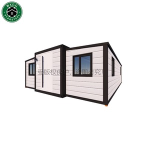 Maison préfabriquée extensible directement de l'usine avec extérieur en panneaux blancs, installation rapide, maison modulaire - Product Image 1