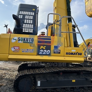 รถขุดไฮดรอลิกแบบตีนตะขาบ Komatsu PC220 มือสองของแท้จากญี่ปุ่น ขายดี คุณภาพสูง สภาพเหมือนใหม่ 88% - Product Image 2
