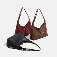 Sac sous le bras au design unique pour femme, nouveau style 2026, tendance et polyvalent, sac à bandoulière/porté croisé, doublure polyester, fermeture éclair, PU