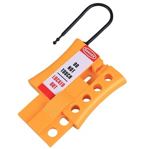 Lucchetto di Sicurezza in Plastica Non Conduttiva, Anello in Nylon da 3mm, 4 Fori, Corpo in ABS, Isolamento di Sicurezza LOTO, Prevenzione Uso Non Autorizzato - Product Image 2