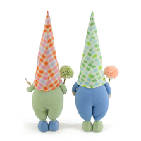 Gnomes papillon uniques faits à la main en peluche printemps été ferme debout Gonk plante Santa Tomte décorations de fête