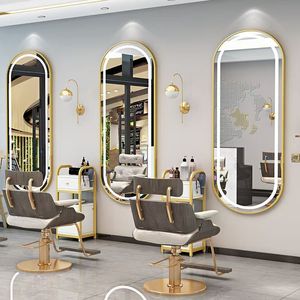 <span class=keywords><strong>Espejo</strong></span> de Pared Moderno de Gran Venta <span class=keywords><strong>para</strong></span> Barbería <span class=keywords><strong>con</strong></span> <span class=keywords><strong>Luces</strong></span> <span class=keywords><strong>LED</strong></span>, Mueble de Salón de Belleza, Equipo de <span class=keywords><strong>Peluquería</strong></span> de Aluminio - Product Image 5
