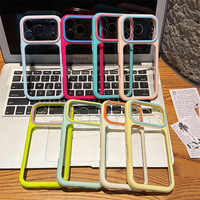Coque de protection pour appareil photo en gel PC, étui tendance anti-rayures en TPU PC, coque en acrylique pour iPhone 18 17 16 15
