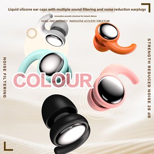 Bouchons d'oreille professionnels en silicone de qualité médicale à conception en boucle haute fidélité pour événements de concerts en direct avec conception en boucle CE - Product Image 4