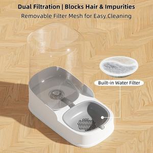 PP+ABS+PET Dayanıklı Şık 3.2L Yerçekimli Evcil Hayvan Besleyici Büyük Kapasiteli Otomatik Köpek Kedi Mama Dağıtıcısı Kaseli - Product Image 4