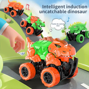 Voiture dinosaure jouet avec évitement automatique d'obstacles, son, bouche et queue mobiles, robot dinosaure électrique, 3 piles AAA incluses - Product Image 5