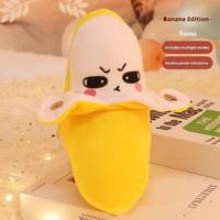 Juguete de Peluche de Plátano de Lujo Hecho a Mano, Juguete Educativo Musical Inductivo de Plátano, Juguete de Peluche de Plátano para Bebés, Regalo de Cumpleaños