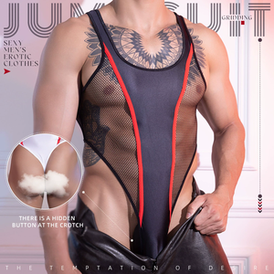 <span class=keywords><strong>Combinaison</strong></span> pour <span class=keywords><strong>homme</strong></span> neuve avec tissu en maille <span class=keywords><strong>transparente</strong></span>, brillante et élastique, ouverture sexy, lingerie fine et <span class=keywords><strong>transparente</strong></span> pour le modelage - Product Image 1