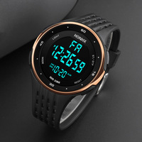 Montres de sport les plus vendues Honhx Jam Tangan, montres numériques étanches en gros, montres pas chères en gros