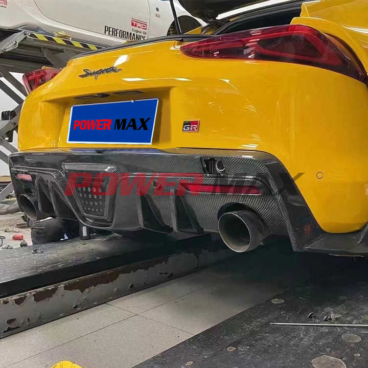 REAR BUMPER LIP CARBON FIBER REAR DIFFUSER for SUPRA A90 A91 MK5 SEIBON ...