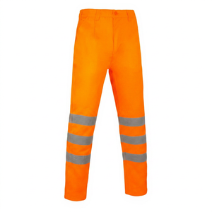 Pantalones de Seguridad de Alta Visibilidad, Resistentes al Fuego, Transpirables, con Múltiples Bolsillos, para Hombre, Industriales, OEM, 100% Algodón, Impermeables, con Certificación CE - Product Image 1