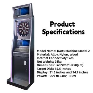 Barcade Club Amusement Sports d'intérieur Machine à fléchettes électronique Compétition en ligne Arcade Machine à fléchettes à jetons - Product Image 5