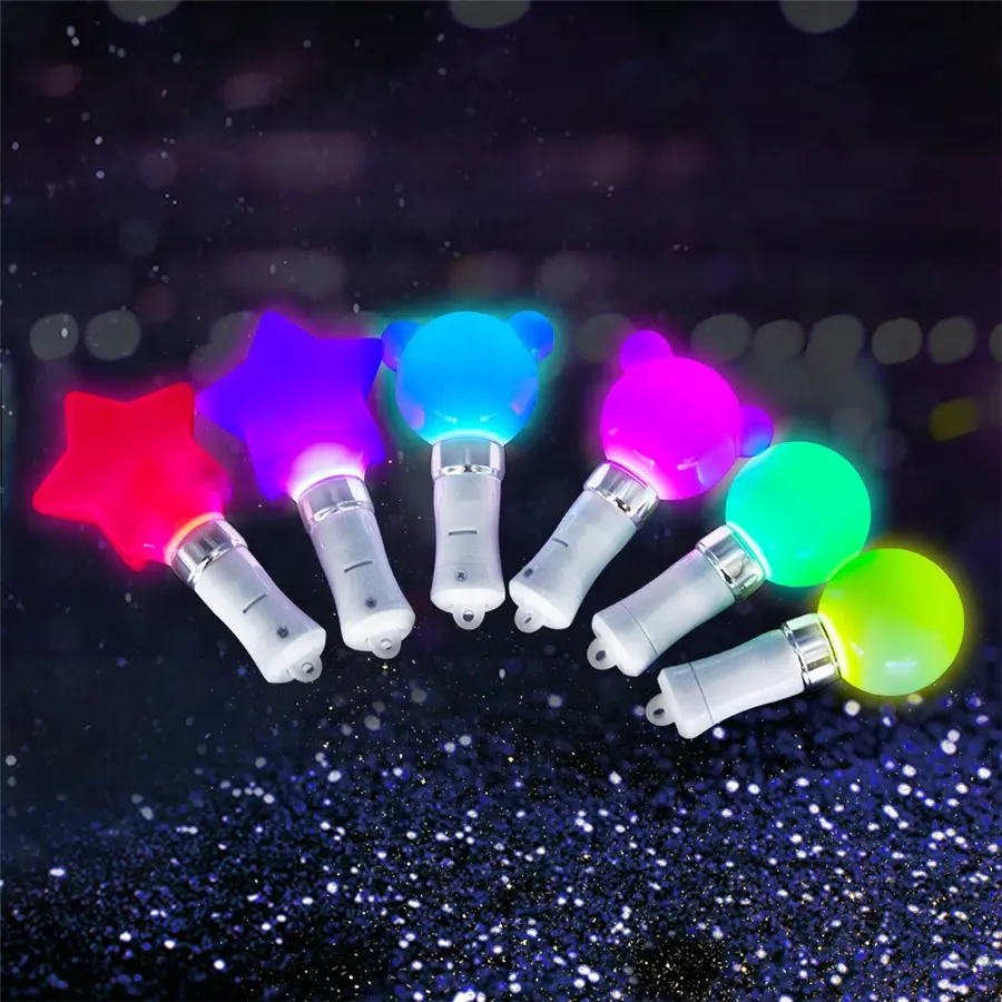 Party Favor Mini Kunststoff Led Glow Light Stick mit Logo Großhandel leuchten LED Blink stab