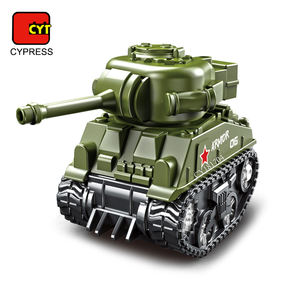 Offre Spéciale 4 pièces retirer jouets Mini réservoirs en alliage jouet véhicules militaires réservoir modèle ensemble pour les enfants - Product Image 3