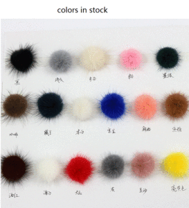 2021 offre spéciale belle petite <span class=keywords><strong>mini</strong></span> taille taille personnalisée couleur fourrure pompon boules vrais <span class=keywords><strong>pompons</strong></span> de vison - Product Image 4