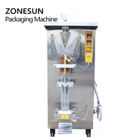 Machine de remplissage et de scellage automatique ZONESUN ZS-GJH1000 pour liquides, lait de soja, sauces, sachets d'eau pure, lait, eau et jus