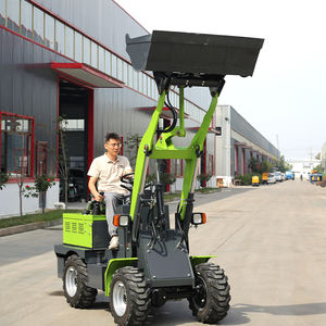 500kg đánh giá Công suất xô nhỏ điện bánh xe tải với hệ thống thủy lực Battery Powered nhỏ gọn loader - Product Image 1