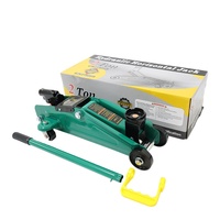 Cric hydraulique à double pompe pneumatique à profil bas en acier allié certifié CE, capacité 2-5 tonnes, chariot élévateur de voiture 30 cm Sunjoy