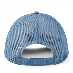 Custom 6 Panel Mesh Baseball <b>Hat</b> With Logo Mesh Back Snapback Baseball Cap Unisex Adjustable Outdoor Sports Trucker Caps - Product Image 4