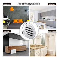 Couvercle de grille d'aération en acier inoxydable noir/blanc/gris pour la grille d'aération de la sécheuse Grille d'aération de la sécheuse