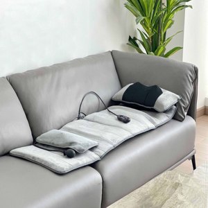 homedics klappstuhl für massagekissen ganzkörperwärmende vibrations-massagepad mit <span class=keywords><strong>shiatsu</strong></span>-ausschnitt-massagegerät - Product Image 2