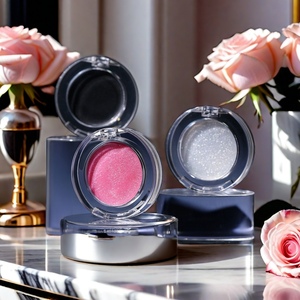 Son kem má hồng màu hồng kem, thương hiệu riêng, bộ sản phẩm thuần chay, nhãn hiệu riêng, trang điểm, màu đen trong suốt, nhũ, phấn má hồng đổi màu - Product Image 2