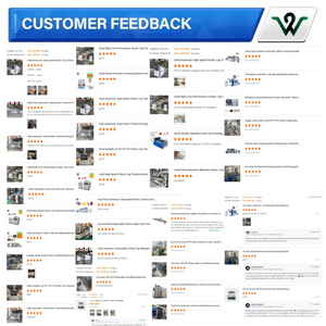 Sử dụng Gà Tây Trứng khay máy hình thành-Cắt-Xếp chồng 3 trạm hoàn toàn tự động thermoforming Máy làm - Product Image 4