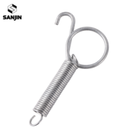 Loquet à ressort polyvalent personnalisé pour cage à animaux, ressort de tension pour porte de cage à lapin avec crochet pour fixer toutes les cages à animaux