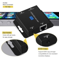 Kuyia HDMI- 60M-Extender Avec POC 1920x1020 60hz Extender Via Power Line Adapter pour PS5/Sky Q 4K HDR Support