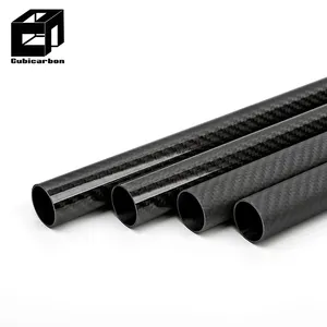 OEM High Strength Carbon Fiber Carbon Fiber Tube 100% Real 3K Twill Matte/Glossy Carbon Fibre Pole Factory Direct