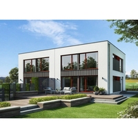 Maison préfabriquée pliable de luxe 2022 avec 3 chambres, en acier et panneaux sandwich, petite maison moderne