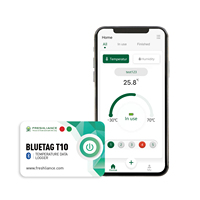 Freshliance Monitor Kelembaban Suhu Nirkabel Nirkabel Pencatat Data Bluetooth Penggunaan Tunggal