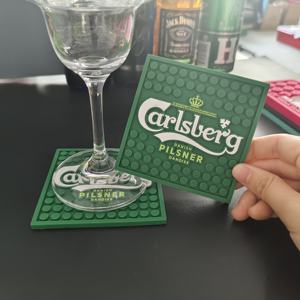 Customizable Silicone Bar Runner Non Slip Spill Proof <b>Beer</b> Drip Mat Counter Protector <b>Coaster</b> Placemat for Promotional Branding - Product Image 3