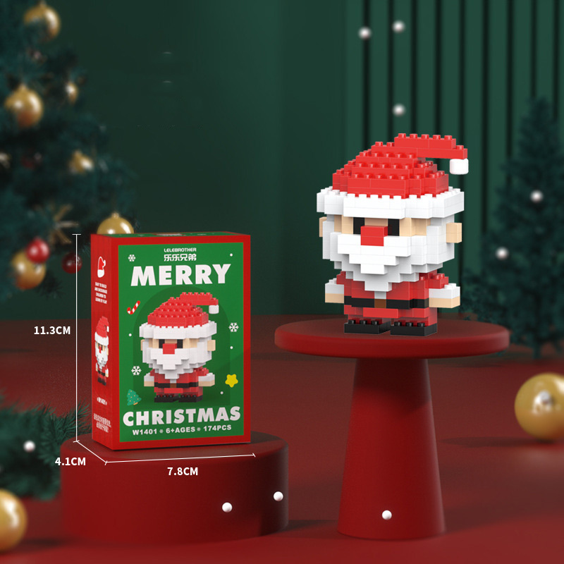W1401 Père Noël [Boîte de couleur] 174PCS