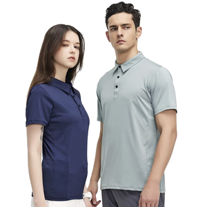 Chemise polo de golf unisexe à logo personnalisé, séchage rapide, manches courtes, décontractée, écologique, respirante, pour hommes - Product Image 1