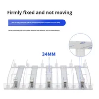 Dispositif de Recharge Automatique 34MM, Poussoir de Bonbons pour Supermarché, Clip de Panneau de Séparation Mobile, Modèle Fabriqué en Chine