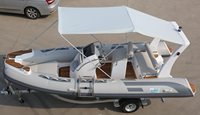 Qingdao Haohai – bateau en fibre de verre avec Logo sur mesure, utilisé, coque, plancher, Hovercraft, canoë