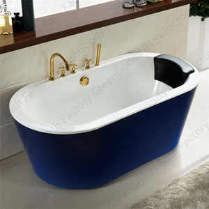 Adyce — baignoire de trempage en acrylique bleu 67, modèle <span class=keywords><strong>londres</strong></span>, moderne, bon marché, plusieurs Dimensions, 1 personne - Product Image 2