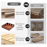 XINGPA offre spéciale buffet décoratif en bois de chêne pour banquet de restauration servant une corbeille à pain
