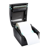 Godex DT4X DT41 Desktop 4 Inci, 203Dpi Printer Barcode Kompak Termal Langsung, Antarmuka Usb, Printer Label Pengiriman Ritel