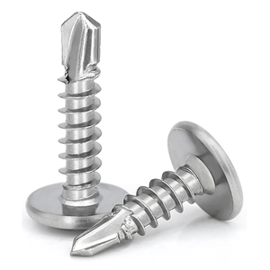 Tornillos Autoperforantes de Acero Inoxidable Galvanizado con Zinc GR5, Cabeza Plana M3/M6, Rosca Fina, Diámetro de la Tapa de 10 mm, Fijaciones para Paneles de Yeso y Madera - Product Image 5