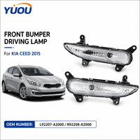 Ensemble de feux de brouillard pour pare-chocs avant pour Kia Ceed 2015-2018 OEM L92207-A2000 R92208-A2000 Pièces automobiles