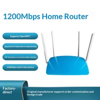 Router de Doble Banda Wall-Penetrating King AC1200 WG8901 para Uso Doméstico, Compatible con OpenWRT, Tecnología Inalámbrica Inteligente MIMO