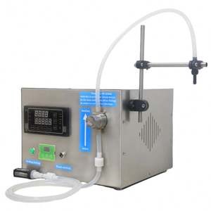 Machine de remplissage à pompe à diaphragme 1 buse pour alcool, miel, huile, parfum, cosmétiques, jus, eau minérale, laque pour cheveux, sauce, shampoing - Product Image 3