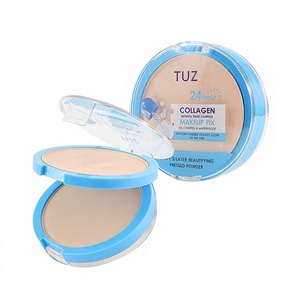 <span class=keywords><strong>Poudre</strong></span> compacte double couche TUZ, longue tenue, résistante à l'eau, contrôle du sébum, avec houppette, pour le marché international - Product Image 1