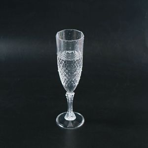 Verre à champagne jetable 230 ml en plastique transparent pour les fêtes - Product Image 1