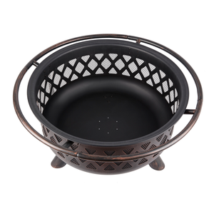 2026 Venta Directa de Fábrica: Cuenco de Fuego de Bronce para Exterior, Estufa Grande de Leña Negra, Chimenea de Jardín, Hoguera - Product Image 4