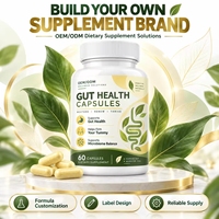 Capsules personnalisées pour la santé intestinale, formule avancée, santé digestive et microbiome pour adultes, support OEM ODM