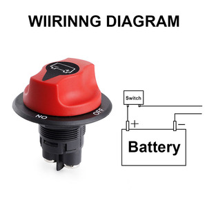 Bộ ngắt nguồn ắc quy ô tô DC 32V, bộ cách ly điện 50A 100A 200A 300A, bộ công tắc ngắt nguồn cho ô tô, xe máy, xe tải, thuyền - Product Image 2